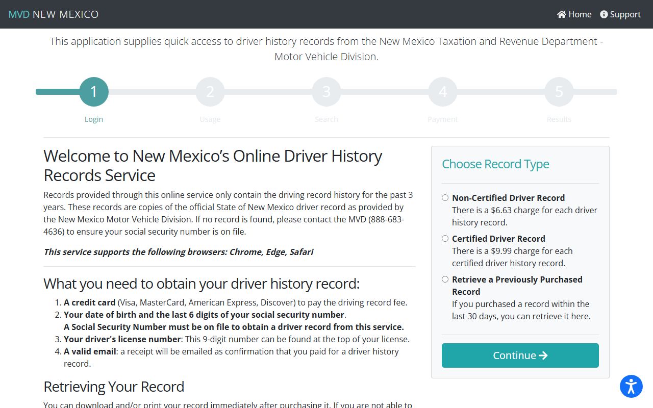 Taos County traffic court records New Mexico driver history records