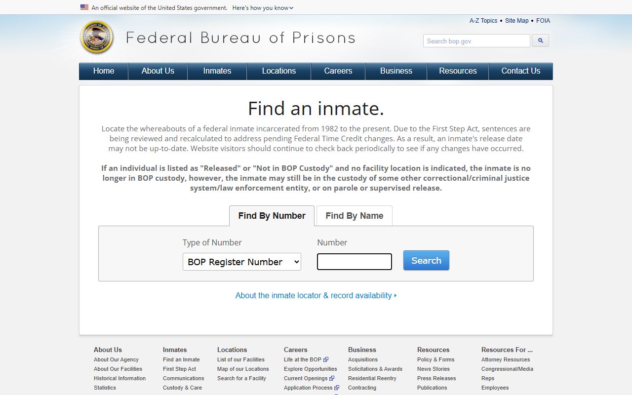 Taos County warrant records federal custody locator source